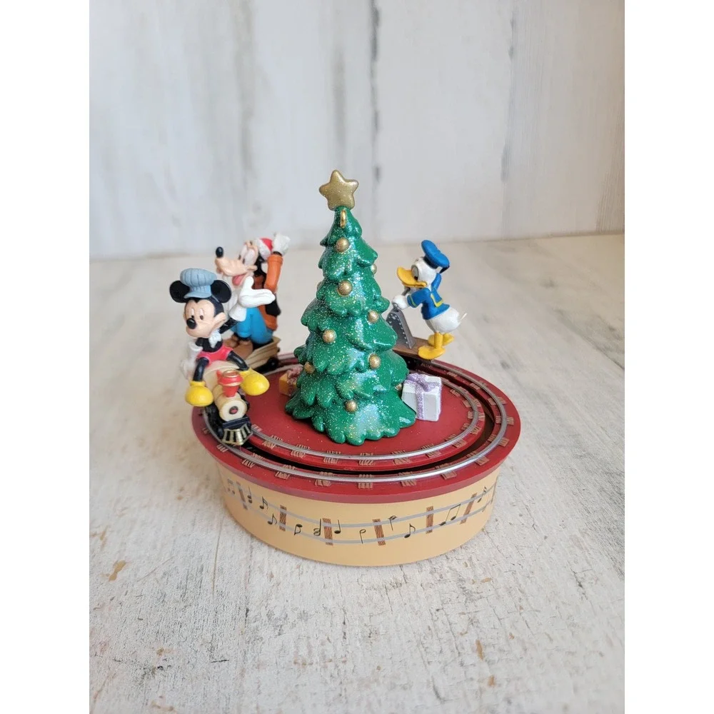 Hallmark vintage Mickey's jingle bell Express ornament Xmas animated Disney